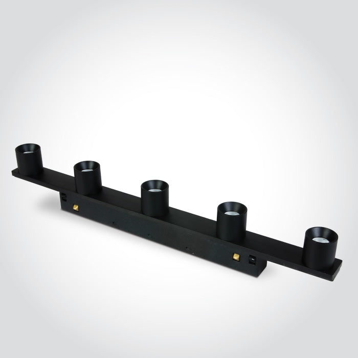 One Light 42128C/B/W BLACK 5x2W WW 48V IP20 MINI/MIDI