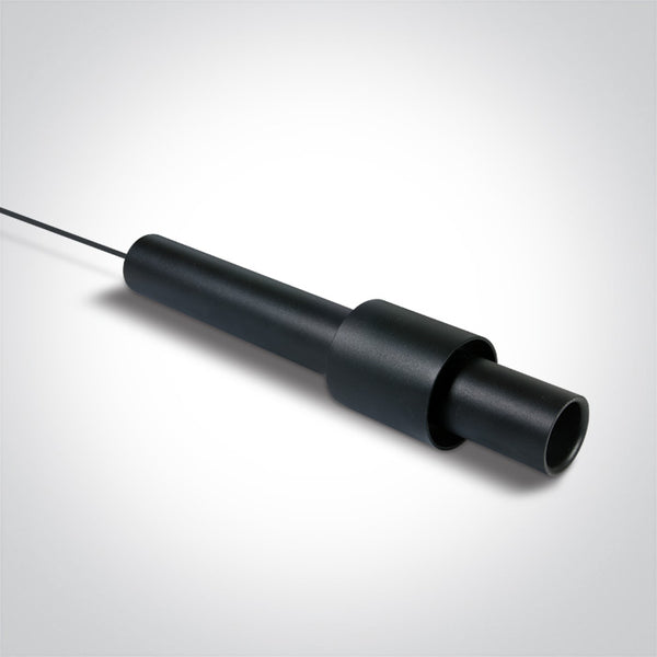 One Light 42132L/B/W BLACK 7W PENDANT WW 48V IP20 DARK LIGHT DALI MINI/MIDI/MAXI/P&P