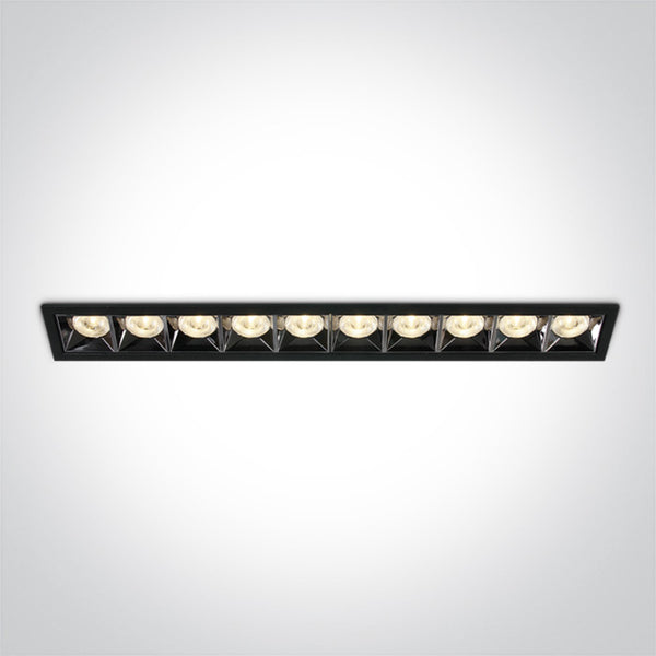 One Light 50006B/B/W BLACK LED 40W WW 38deg IP20 230V