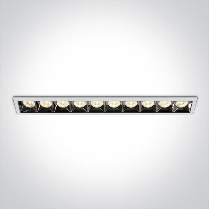 One Light 50006B/W/W WHITE LED 40W WW 38deg IP20 230V