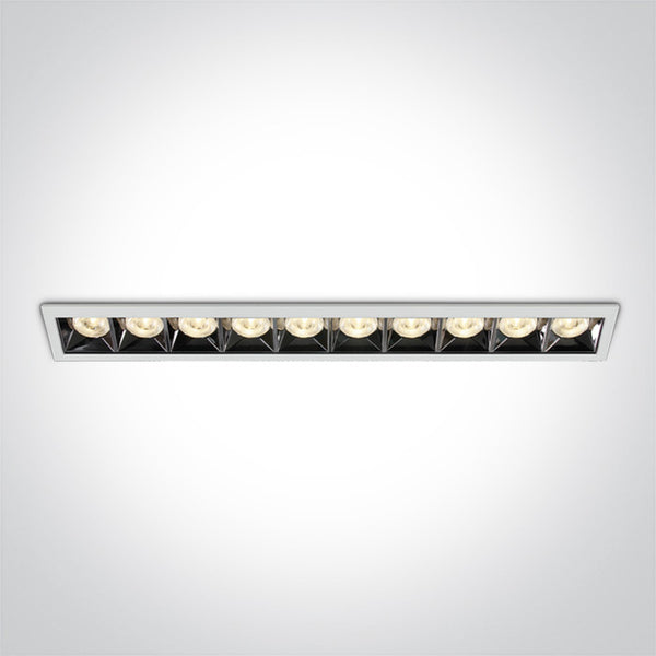 One Light 50006B/W/W WHITE LED 40W WW 38deg IP20 230V