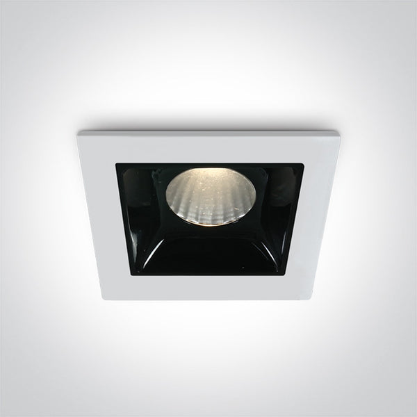 One Light 50102B/W/W WHITE LED 2W WW 30deg IP20 700mA DIMMABLE