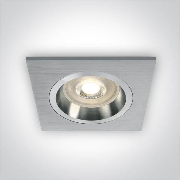 One Light 50105ALG/AL ALUMINIUM GU10 50w