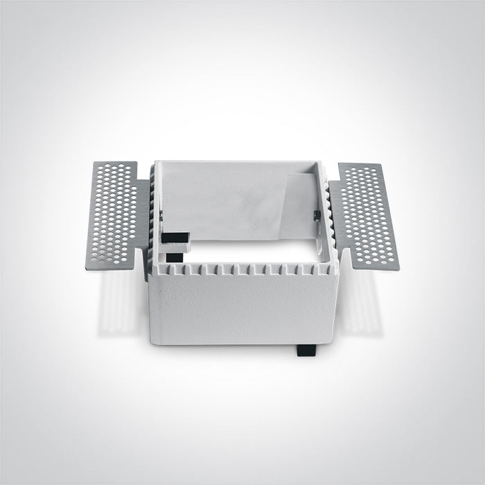 One Light 50105RM WHITE GU10 10W TRIMLESS DARK LIGHT WITHOUT REFLECTOR