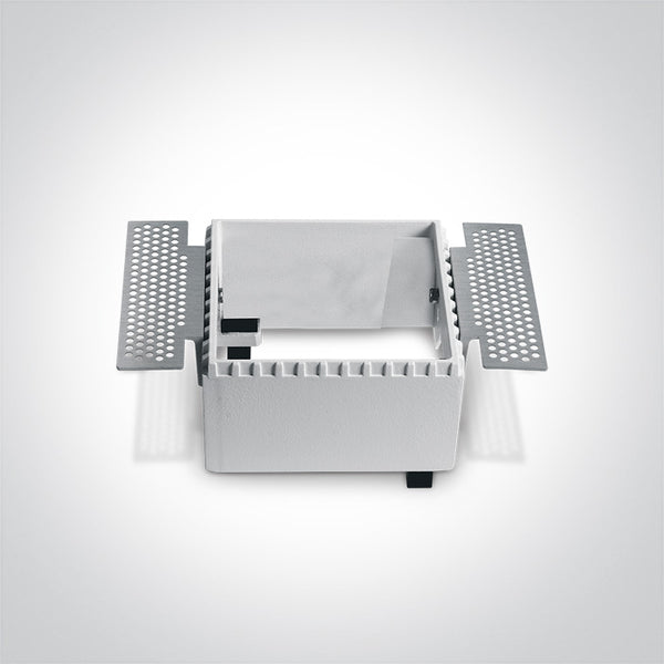 One Light 50105RM WHITE GU10 10W TRIMLESS DARK LIGHT WITHOUT REFLECTOR