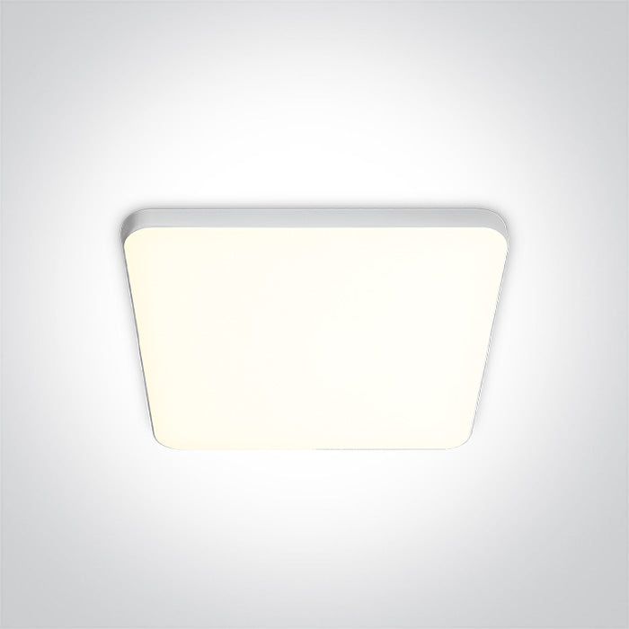 One Light 50114CE/C WHITE SQUARE 14W CW IP20 230V