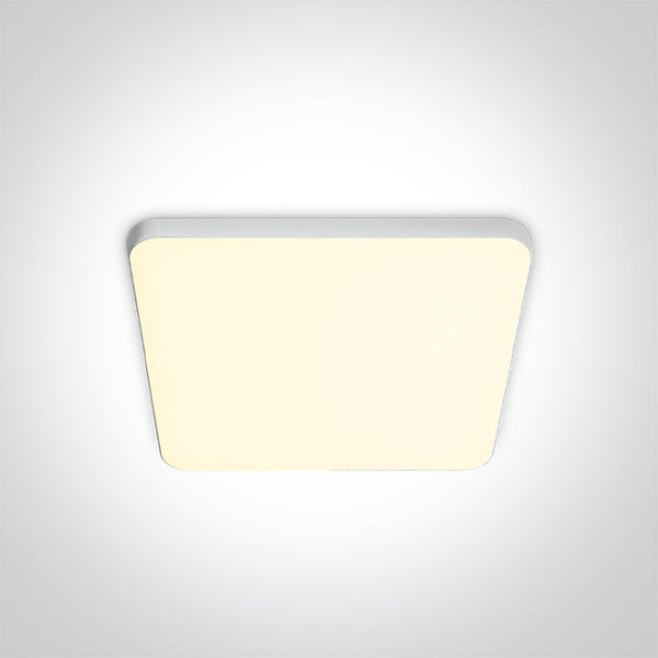 One Light 50114CE/W WHITE SQUARE 14W WW IP20 230V