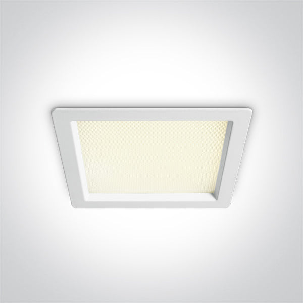 One Light 50115UV/W/V WHITE SMD LED UGR19 15W CCTV IP44 230V