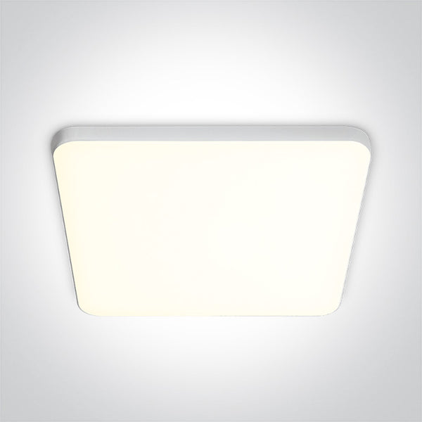 One Light 50120CE/C WHITE SQUARE 20W CW IP20 230V