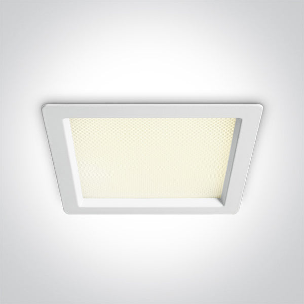 One Light 50125UV/W/V WHITE SMD LED UGR19 25W CCTV IP44 230V