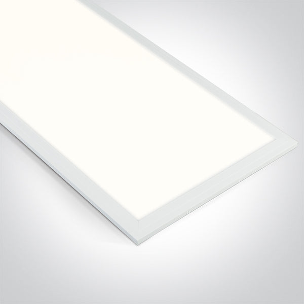 One Light 50140BR/W/C WHITE 40W CW 30x120 PANEL IP20 230V BACKLIT