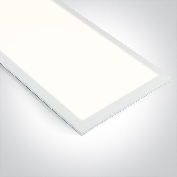 One Light 50140BRU/W/V WHITE 40W CCTV 30x120 UGR19 PANEL IP20 230V BACKLIT