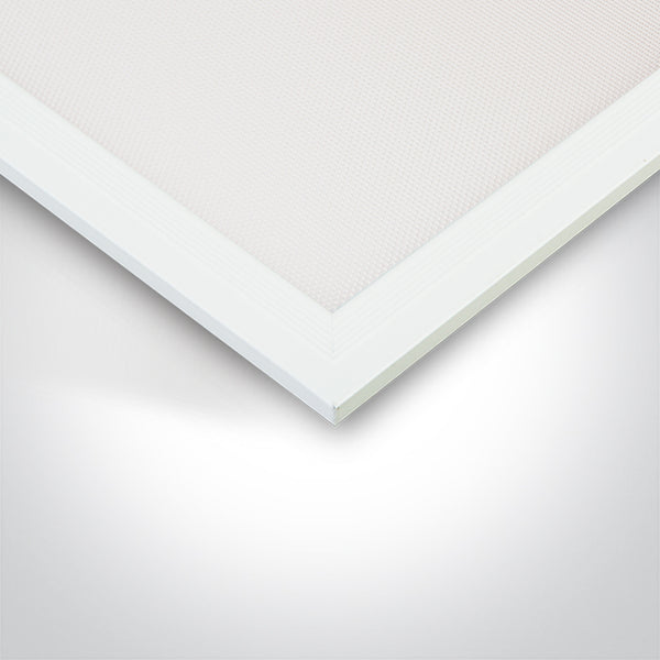 One Light 50140BU/W/V WHITE 40W CCTV 60x60 UGR19 PANEL IP20 230v BACKLIT