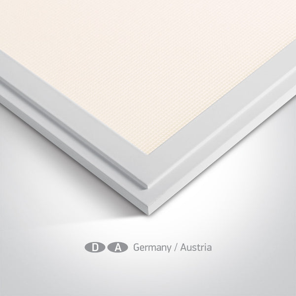 One Light 50148AU/W/W WHITE LED 48w WW 62x62 UGR19 PANEL IP20 1200mA