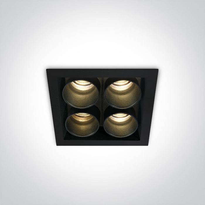 One Light 50406C/B/W BLACK LED 10W WW IP20 230V DARK LIGHT