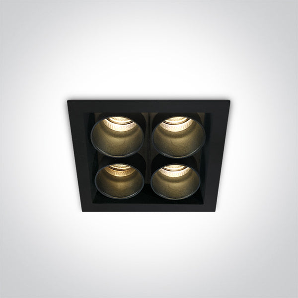 One Light 50406C/B/W BLACK LED 10W WW IP20 230V DARK LIGHT