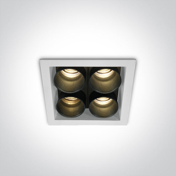 One Light 50406C/W/W WHITE LED 10W WW IP20 230V DARK LIGHT