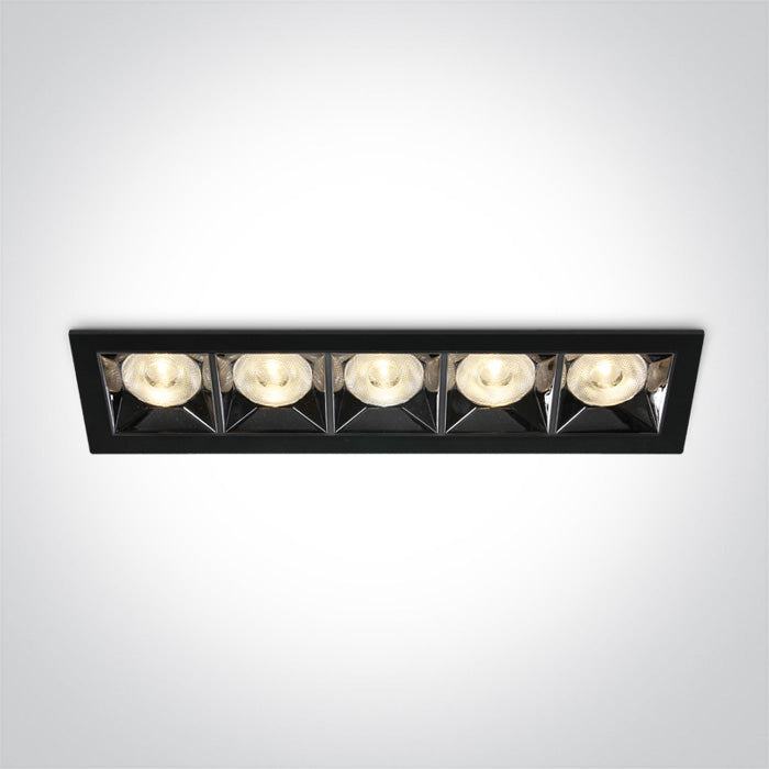One Light 50506B/B/W BLACK LED 20W WW 38deg IP20 230V