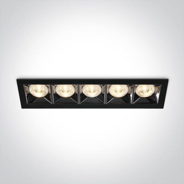 One Light 50506B/B/W BLACK LED 20W WW 38deg IP20 230V