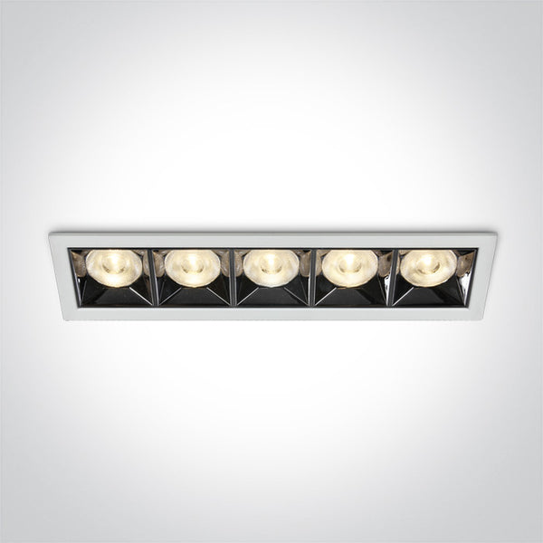 One Light 50506B/W/W WHITE LED 20W WW 38deg IP20 230V