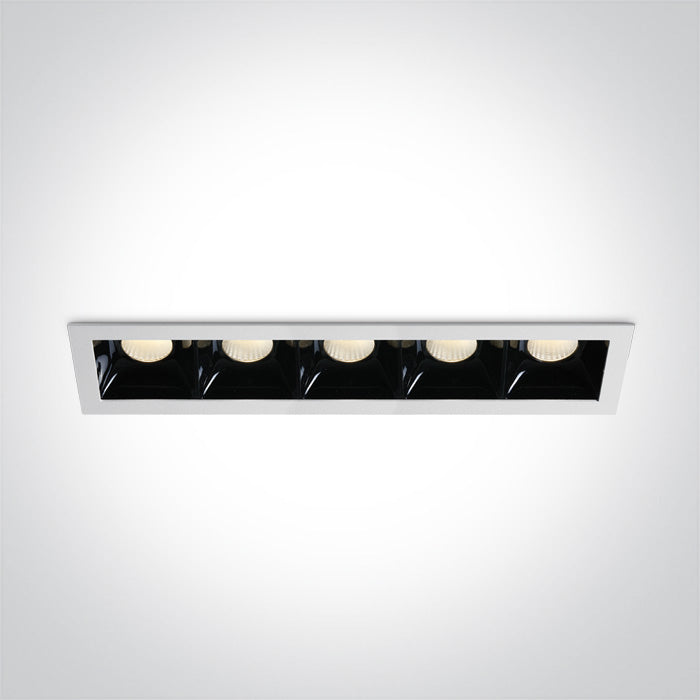 One Light 50507B/W/W WHITE LED 5x6,5W WW 36deg IP20 350mA DIMMABLE