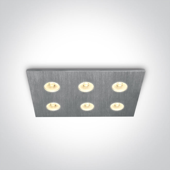 One Light 50601L/W/35 ALUMINIUM LED WW 6w 35d 350mA