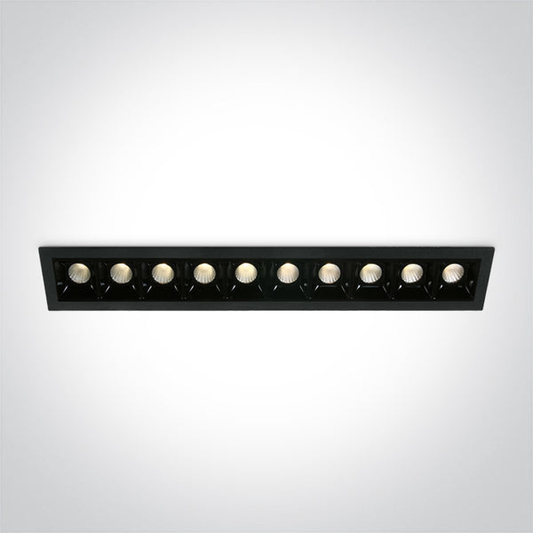 One Light 50902B/B/W BLACK LED 10x2W WW 30deg IP20 700mA DIMMABLE