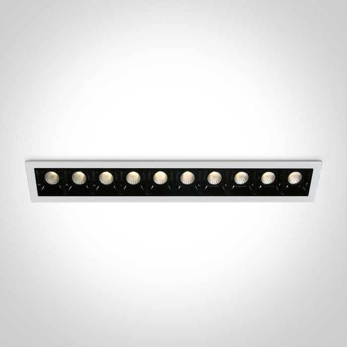 One Light 50902B/W/W WHITE LED 10x2W WW 30deg IP20 700mA DIMMABLE