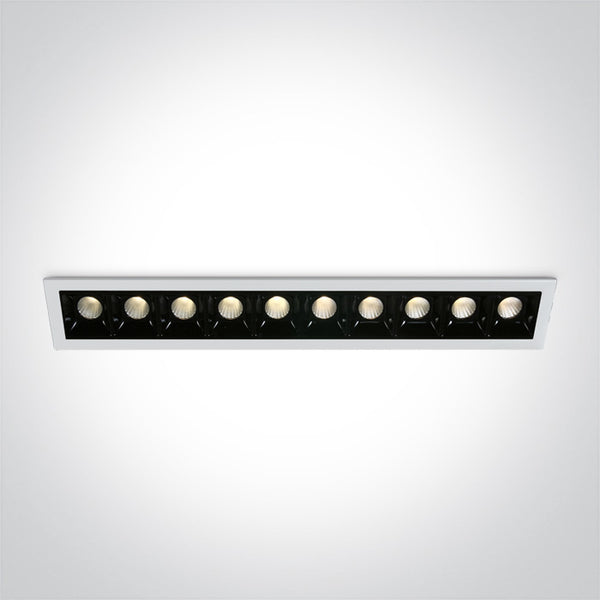 One Light 50902B/W/W WHITE LED 10x2W WW 30deg IP20 700mA DIMMABLE