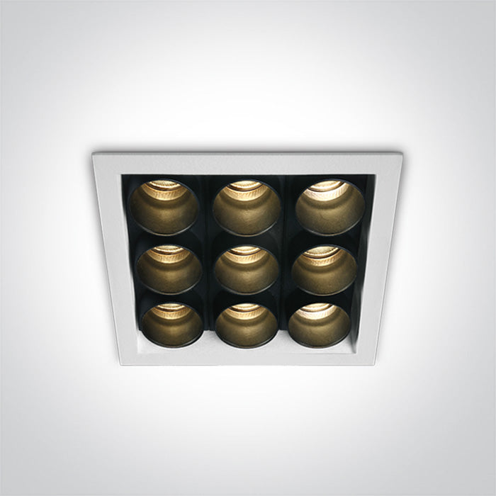 One Light 50906C/W/W WHITE LED 22W WW IP20 230V DARK LIGHT