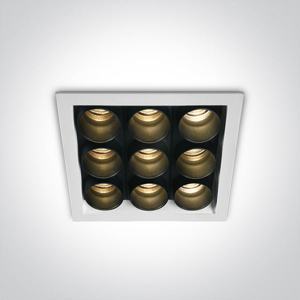 One Light 50906C/W/W WHITE LED 22W WW IP20 230V DARK LIGHT