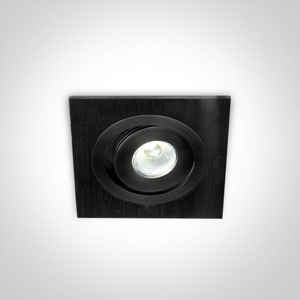 One Light 51101B/D/35 BLACK LED DAYLIGHT 1w 35d