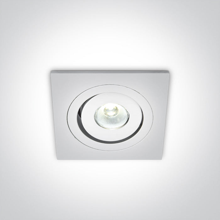 One Light 51101W/D/35 WHITE LED DAYLIGHT 1w 35d