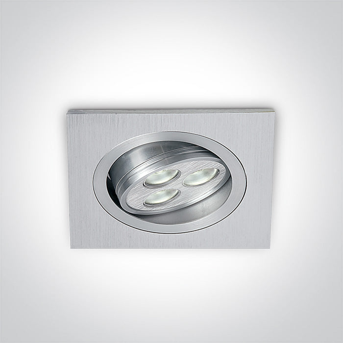 One Light 51103L/D/35 ALUMINIUM LED DAYL 3x1w 35d