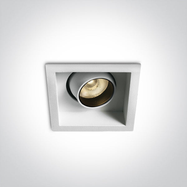 One Light 51106M/W/W WHITE COB LED 6W WW 350mA 24deg IP20 DIMMABLE ADJUSTABLE
