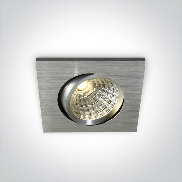 One Light 51107/AL/W ALUMINIUM LED 7w WW 700mA