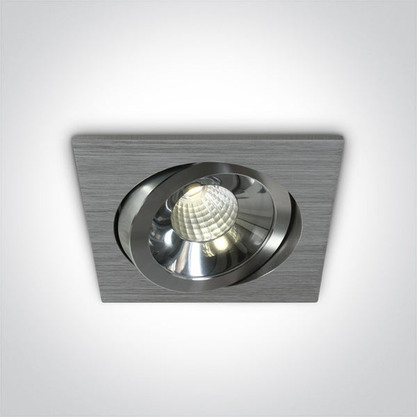 One Light 51110A/AL/C ALUMINIUM LED CW 10w 36d + DRIVER 100-240v