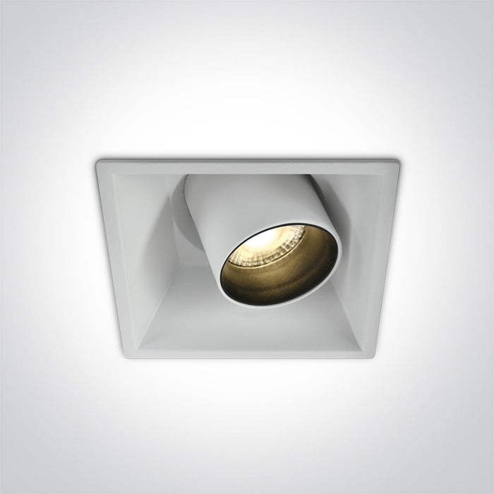 One Light 51111C/W/W WHITE COB 11W WW IP20 38deg 230V ADJUSTABLE DARK LIGHT