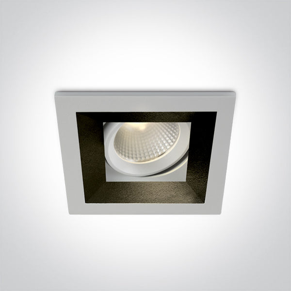 One Light 51112H/W/W WHITE LED 12W WW 60deg 100-240V ADJUSTABLE