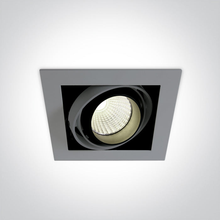One Light 51125/G/C GREY COB LED 25w CW 100-240v
