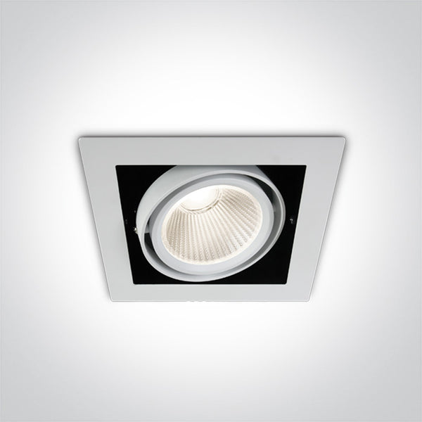 One Light 51130/W/C WHITE COB LED 30W CW 38deg 230V