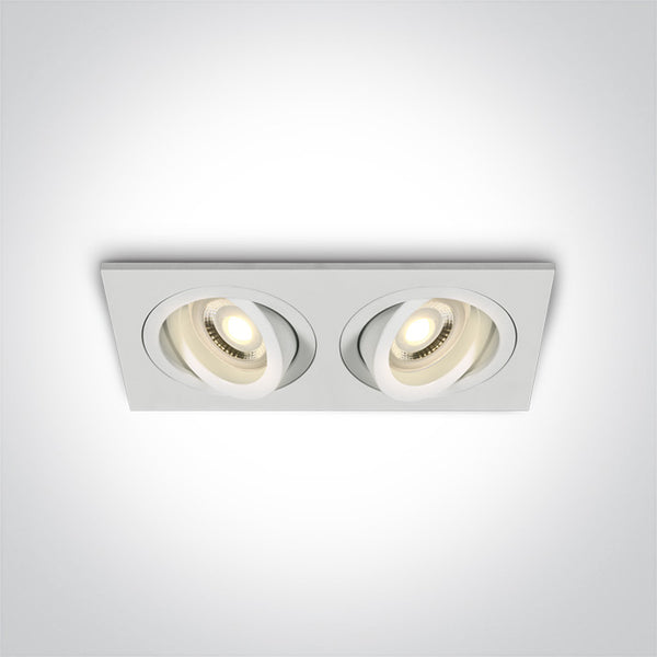 One Light 51205ABG/W WHITE GU10 2x50W