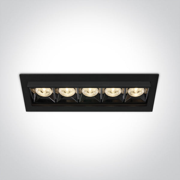 One Light 51506B/B/W BLACK LED 20W WW 38deg IP20 230V
