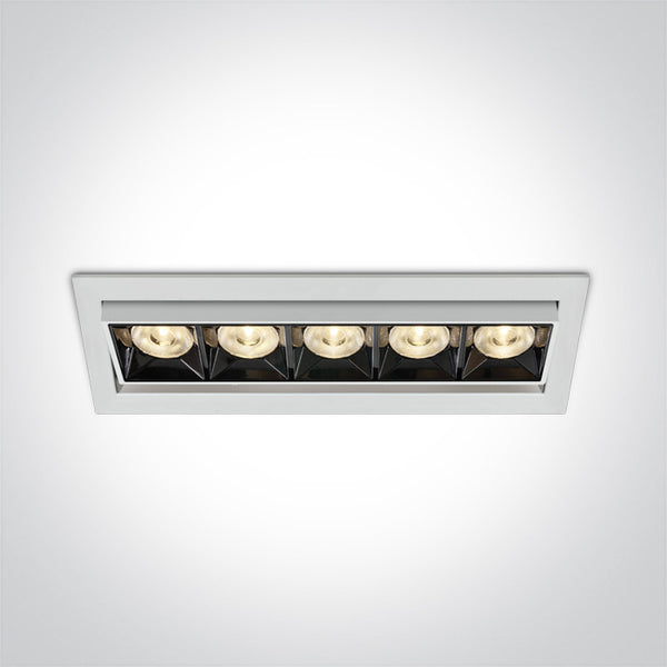 One Light 51506B/W/W WHITE LED 20W WW 38deg IP20 230V