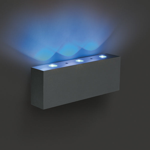 One Light 60001/AL/BL ALUMINIUM LED BLUE 240v