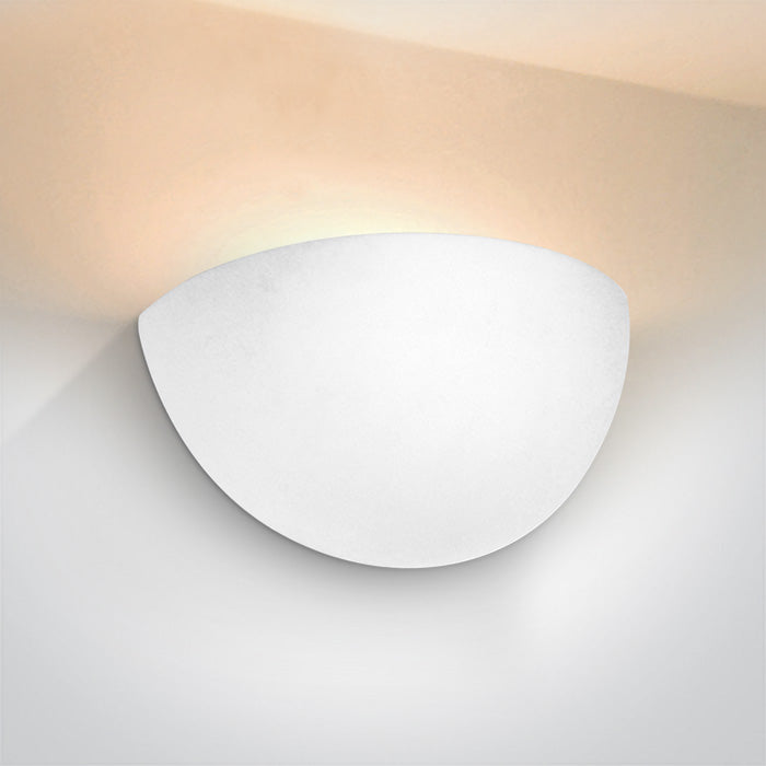 One Light 60038 GYPSUM WALL E27 20W