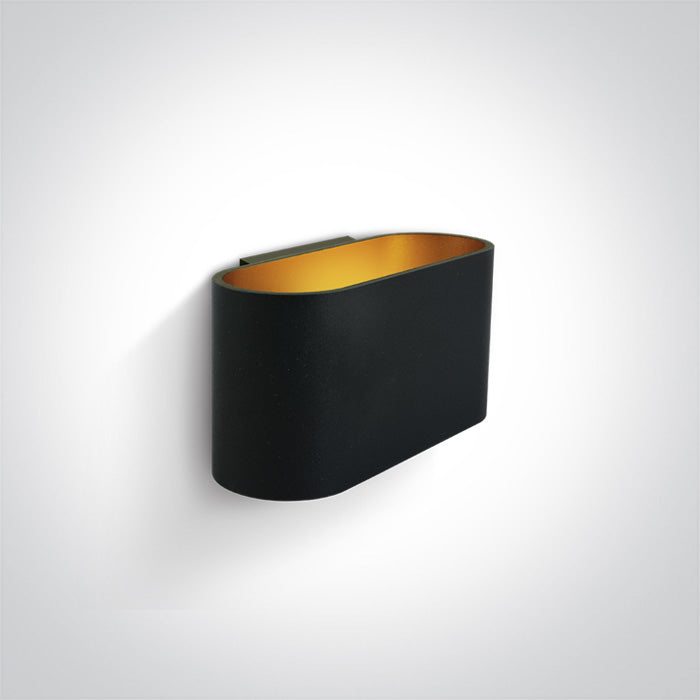 One Light 60056/B BLACK G9 30W WALL LIGHT