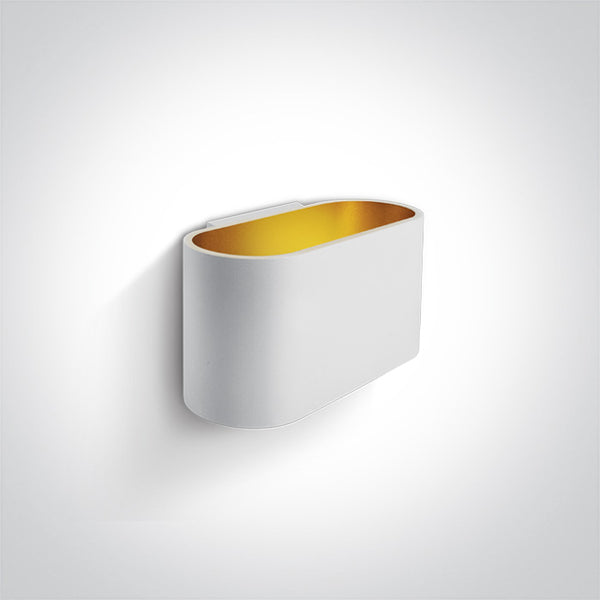 One Light 60056/W WHITE G9 30W WALL LIGHT