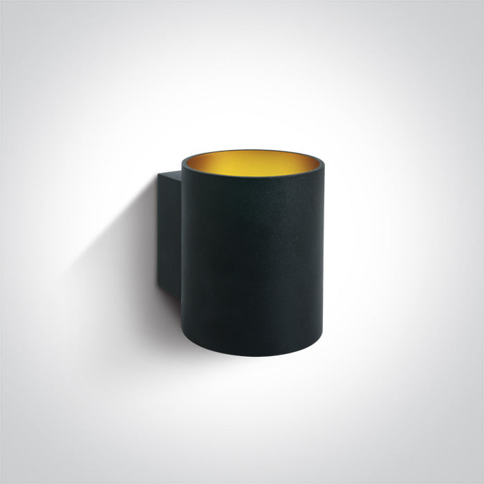 One Light 6017/B BLACK G9 30W WALL LIGHT