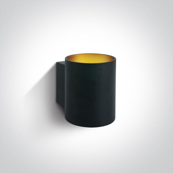 One Light 6017/B BLACK G9 30W WALL LIGHT